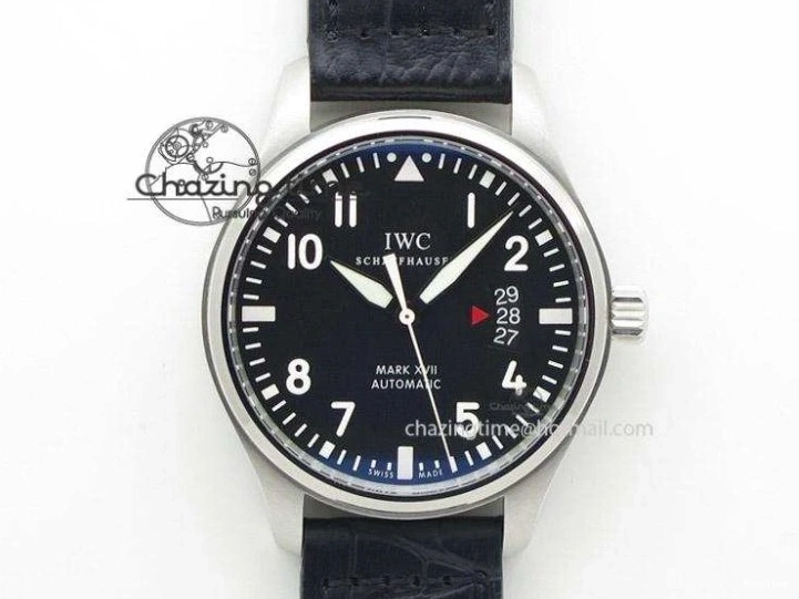MIROTIME 0102 Pilot Mark XX BLSF 1:1 Best Edition Black Blue Dial on Blue Rubber Strap MIYOTA Sleek 6989